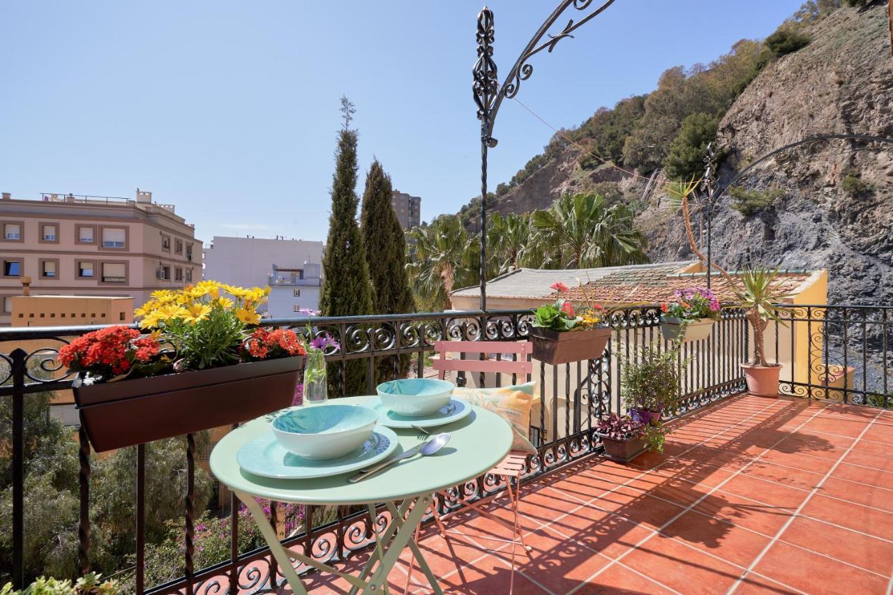 Villa Rosita Suites En Playa De La Malagueta Con Terraza Málaga Extérieur photo